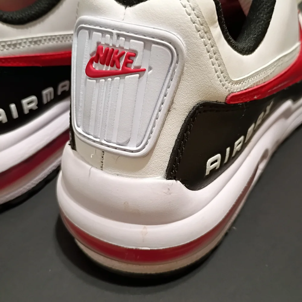 Nike Air Max LTD 3 Men's Casual White/University Red & Black Sneakers - Picture 13 of 14